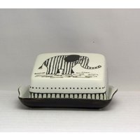 Butterdose Aus Kollektion „Elefanten" von EINMALIGBEMALTES