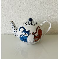 Teekanne Aus Kollektion „Katzen" von EINMALIGBEMALTES