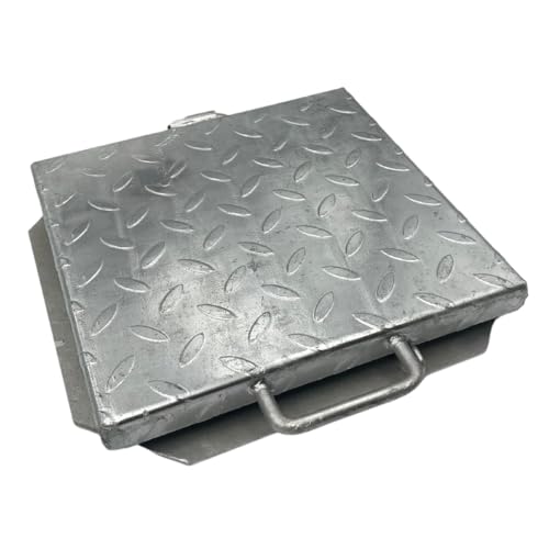 EINSIDE Deckel Tank, Schachtdeckel für Tank verzinkt, Schachtabdeckung 30 x 30 cm von EINSIDE