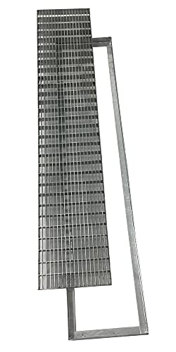 EINSIDE Gitterrost Abflussgitter Feuerverzinkt, Rechteckiges/Quadratisches Bau-Normrost aus verzinktem, 15 x 100 cm EINSIDE Gitterrost Abflussgitter Feuerverzinkt, Rechteckiges/Quadratisches Bau-Normrost aus verzinktem, 15 x 100 cm von EINSIDE