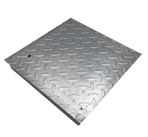 EINSIDE Schachtdeckel verzinkt und verstärkt, Deckel aus Stahlblech, Schachtabdeckung verzinkt, 35 x 35 cm EINSIDE Schachtdeckel verzinkt und verstärkt, Deckel aus Stahlblech, Schachtabdeckung verzinkt, 35 x 35 cm von EINSIDE