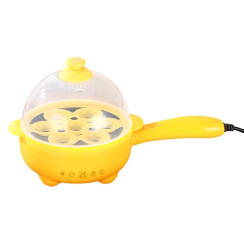 EIOLWJIEO Leicht zu reinigender kleiner multifunktionaler Eierdampfer zum Frühstück Intelligenter Eierkocher mit Zeitschaltuhr ABS Intelligenter Eierdampfer, gelbe Monoschicht EIOLWJIEO Leicht zu reinigender kleiner multifunktionaler Eierdampfer zum Frühstück Intelligenter Eierkocher mit Zeitschaltuhr ABS Intelligenter Eierdampfer, gelbe Monoschicht von EIOLWJIEO