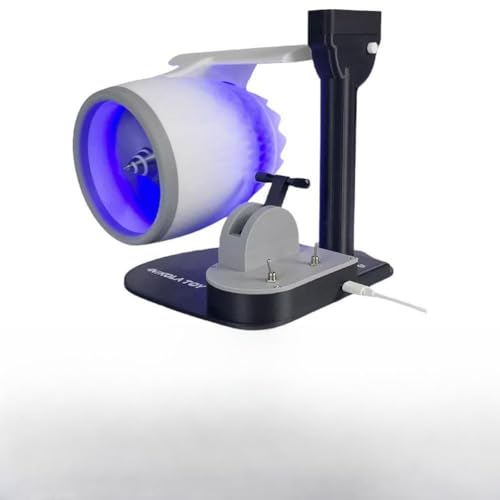 EIRZNGXQ 2-in-1 Turbo Desktop-Ventilator mit Luftbefeuchter, verstellbarer Turbofan Büro-Schreibtischventilator, Strahlmotor-geformter Kühlventilator, Motorventilator für Bürotisch (Blau EIRZNGXQ 2-in-1 Turbo Desktop-Ventilator mit Luftbefeuchter, verstellbarer Turbofan Büro-Schreibtischventilator, Strahlmotor-geformter Kühlventilator, Motorventilator für Bürotisch (Blau von EIRZNGXQ