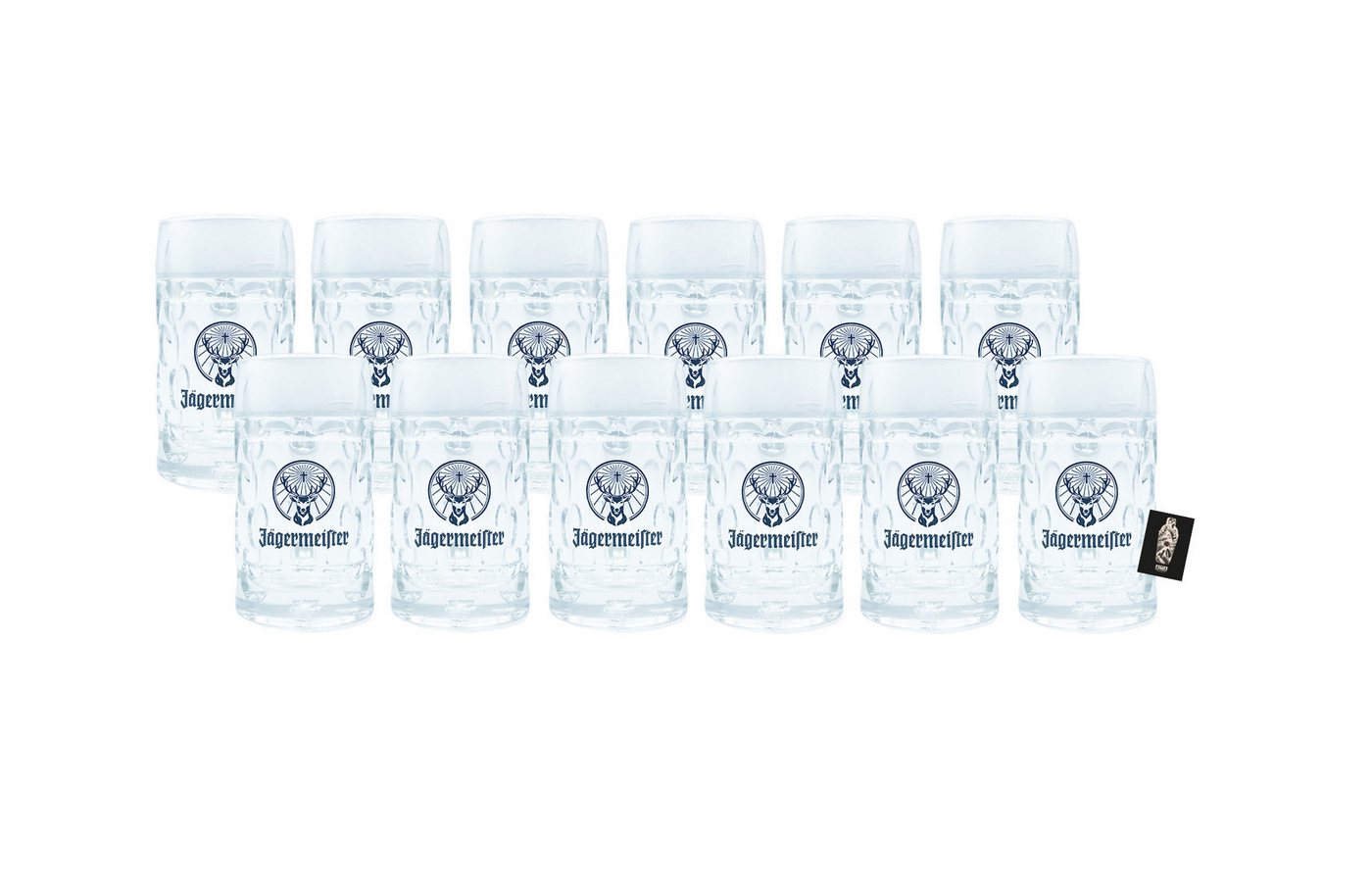 Jägermeister Glas Jägermeister 12er-Set MINI Krug Shotglas 12x Gläser Glas geeicht 4c Jägermeister Glas Jägermeister 12er-Set MINI Krug Shotglas 12x Gläser Glas geeicht 4c von Jägermeister