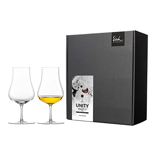 Eisch Malt Whiskygläser Unity SensisPlus, 2er Set im Geschenkkarton, 230 ml, Handgefertigte Nosing-Gläser, Spülmaschinenfest von EISCH