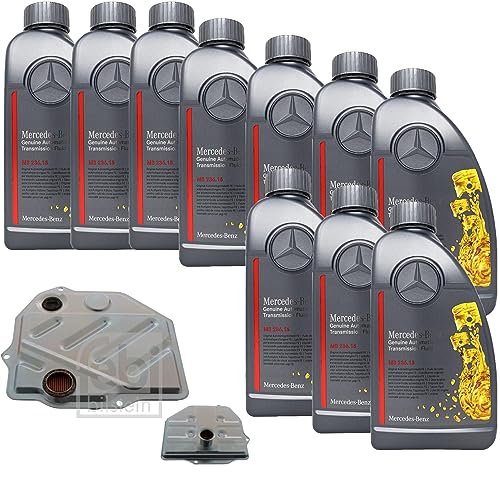 Automatikgetriebe Ölwechsel Satz Getriebeölwechselsatz mit 10 L ATF MB 236.15 Automatikgetriebeöl + Getriebeölfilter Automatikgetriebe Ölwechsel Satz Getriebeölwechselsatz mit 10 L ATF MB 236.15 Automatikgetriebeöl + Getriebeölfilter von EISENFELS