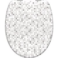 Duroplast WC-Sitz mosaik grau, mit Absenkautomatik von EISL