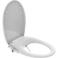 Dusch wc Sitz Aufsatz, Bidet Einsatz für Toilette, Toilettendeckel mit Absenkautomatik,Toilettensitz, wc Dusche - Weiß von EISL