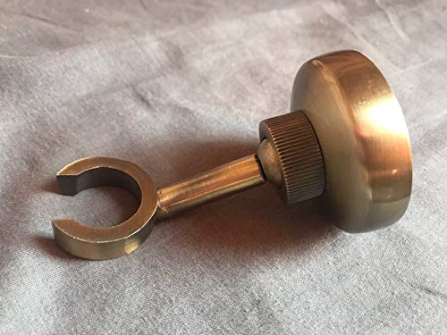 Succsale-Kuchinox Brausehalter - Wandbrausehalter - Beweglicher Halter für den Duschkopf und Handbrause -Antik -Retro-Farbe: Alt Messing-Antik ++++BESTSELLER+++ von EISL