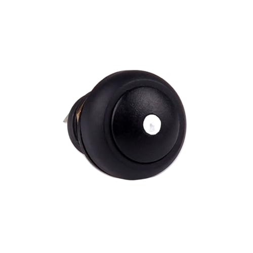 1 STÜCKE 12mm IP67 wasserdichte schalter reset feste kunststoff druckschalter(White,LATCHING_LED 6V) von EIVVCIAO
