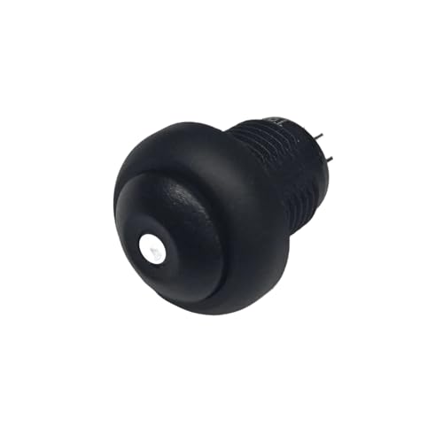 1 STÜCKE 12mm LED Rast oder Momentary 12mm IP67 Push Button Schalter(White,LATCHING_LED 2.4V) von EIVVCIAO