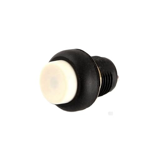 1 STÜCKE 12mm angehoben hohe kunststoff druckschalter griff taste(WHITE,Momentary) von EIVVCIAO