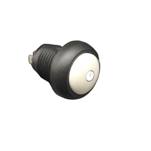 1 STÜCKE 12mm schalter selbst-reset schließer selbsthemmend beleuchtung LED licht wasserdicht IP67(WHITE,SELF LOCKING_LED 2.4V) von EIVVCIAO