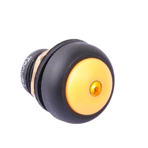1 STÜCKE 12mm selbsthemmend schalter 2,4 V 6 V 12 V 24 V LED starten 12mm(Yellow,LATCHING_LED 2.4V) von EIVVCIAO