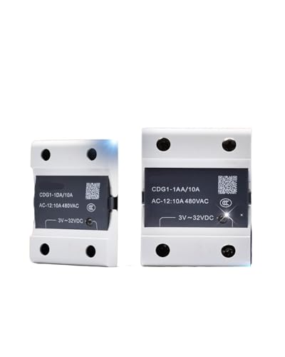 1 Stück Einphasen-SSR-Halbleiterrelais CDG1-1DA DD 10A 25A 40A 60A DC-Steuerung AC(CDG1 1DA 10A DC controlled AC) von EIVVCIAO