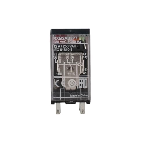 1 Stück Zwischenrelais RXM2LB/4LB 2F7 kleines 2AB/4AB 2F7 Relais AC110/120V(2AB2P7 8 pins 2 open AC230V 12A) von EIVVCIAO