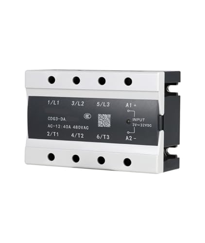 100 A dreiphasiges Halbleiterrelais 380 V DC-gesteuertes berührungsloses Wechselstromschütz SSR-DA40A(DC controlled AC 30 A) von EIVVCIAO