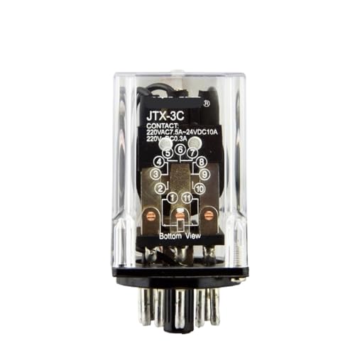 10a Zwischenrelais DC24V JTX-3C Relais(JTX 2C AC380V) von EIVVCIAO