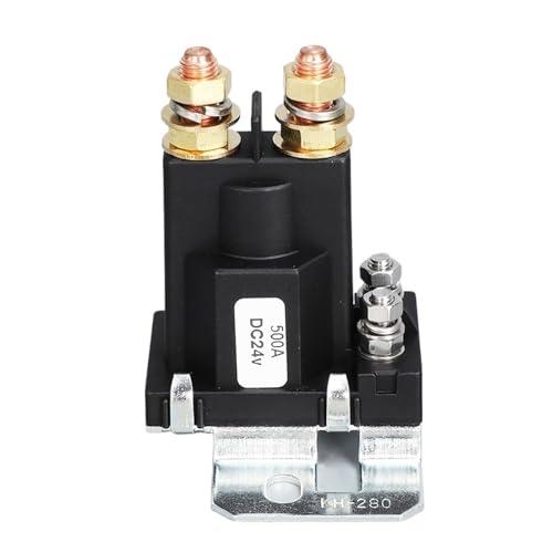 Auto-Startrelais 500A12V24V Hochleistungs- und Hochstrom-RV-Hauptnetzschalter(24V copper nut long time) von EIVVCIAO