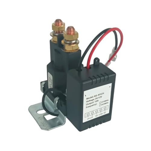 Autobatterie-Fernbedienung Hauptschalter 500A Relais 12v24v Anti-Leckage Power-Off-Hauptschalter Hochstromstart(500A24V 2 remote controls regular) von EIVVCIAO