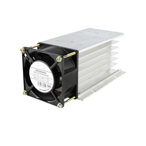 Dreiphasiger Halbleiter-Relais-Heizkörper, SSR-Festkörper-Heizkörper, 10–120 A, geeignet for Aluminium-Heizkörper(Three phase radiator 120A - 80X38) von EIVVCIAO