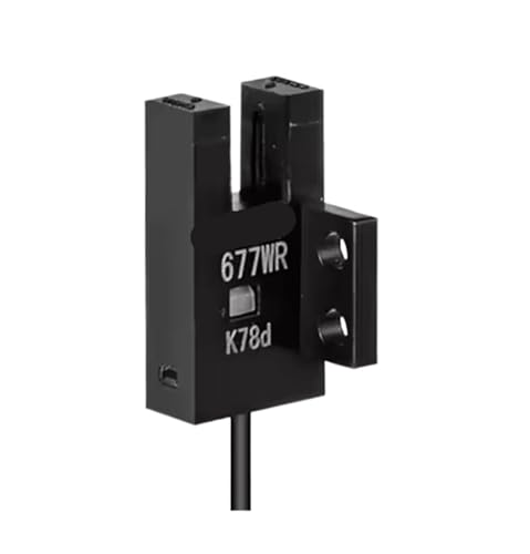 Erfassungsabstand des Lichtschrankenschalters: 5 mm, dreiadriger Ausgang, optischer Durchgangsstrahlsensor(SX677P-WR) von EIVVCIAO