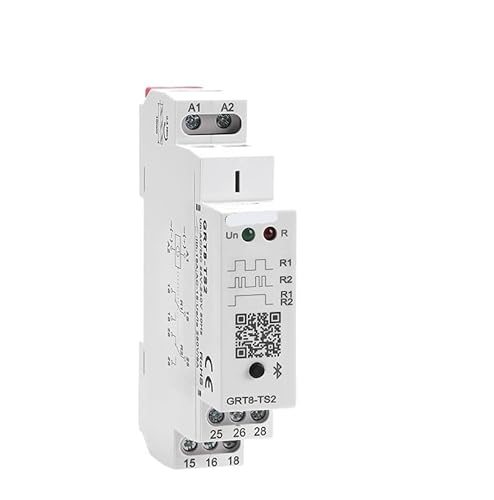 GRT8-TS Bluetooth-Zeitschalter, 24 V, Timer, 8 Ein- und 8 Aus-Zeitrelais, AC 220 V(GRT8-TS2 2 on -2 off AC/DC24-240V) von EIVVCIAO