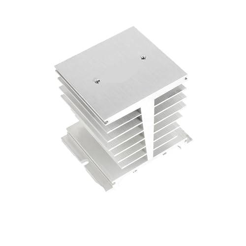 Halbleiterrelais-Kühlersockel, W-förmig, industrielle T-förmige natürliche Kühlung, Zwangsluftkühlung(T type 1-40A 80 * 100 * 96) von EIVVCIAO