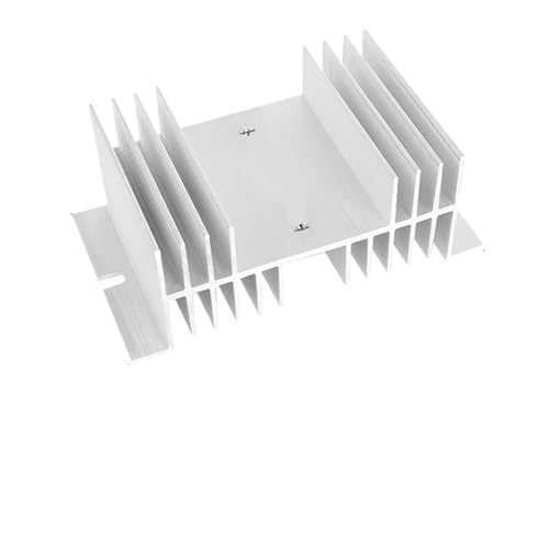 Halbleiterrelais-Kühlersockel, W-förmig, industrielle T-förmige natürliche Kühlung, Zwangsluftkühlung(W type 1-30A 70 * 125 * 50) von EIVVCIAO