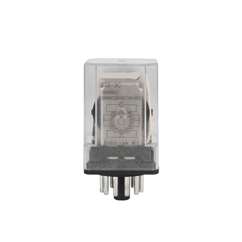 Hochleistungs-Zwischenrelais JTX-3C 11 runde Füße AC220V DC24V AC110V(JTX 3C AC380V) von EIVVCIAO