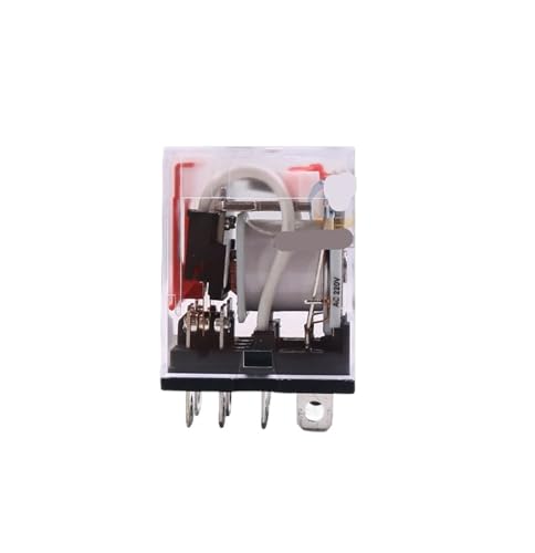 Kleines elektromagnetisches Zwischenrelais YJ2N-LY mit Lichtern, 2 offen, 2 geschlossen, LY2NJ, groß, 8 Fuß, 12 V, 24 V, 220 V(12VDC DC single relay) von EIVVCIAO