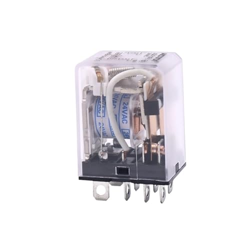 Kleines elektromagnetisches Zwischenrelais der Serie JQX13F-L AC 12 V, 36 V, 110 V, 220 V AC/DC, zwei offene und zwei geschlossene(24VAC) von EIVVCIAO