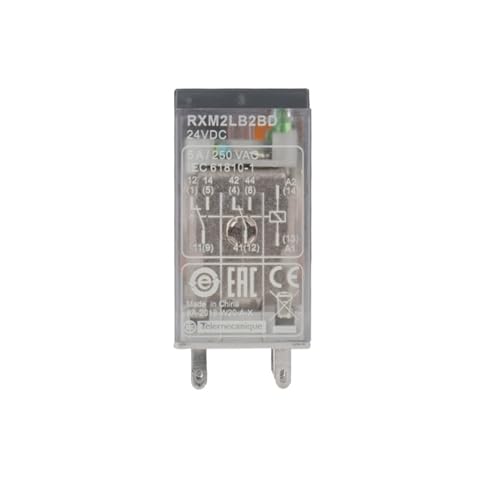 Zwischenrelais RXM2LB2BD klein 24 V DC 220 V AC 2 offen 2 geschlossen 8 Fuß 5A14 Fuß(2LB2BD 8 pins 2 open 2 closed DC24V 5A) von EIVVCIAO