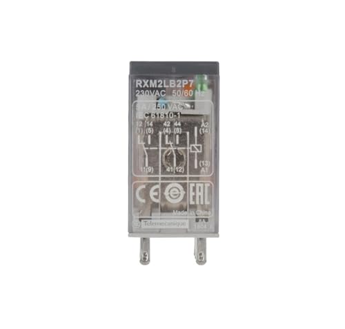 Zwischenrelais RXM2LB2BD klein 24 V DC 220 V AC 2 offen 2 geschlossen 8 Fuß 5A14 Fuß(2LB2P7 8 pins 2 open AC230V 5A) von EIVVCIAO
