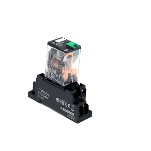 Zwischenrelais RXM2LB2BD mit Sockel JD 2P7 DC-Steuerung DC24V12VAC220V(RXM2AB2BD 12A DC24V 8 pins 2 open) von EIVVCIAO