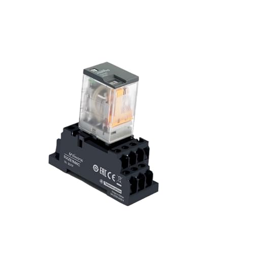 Zwischenrelais RXM2LB2BD mit Sockel JD 2P7 DC-Steuerung DC24V12VAC220V(RXM4LB2B7 3A AC24V 14 pins 4 open) von EIVVCIAO