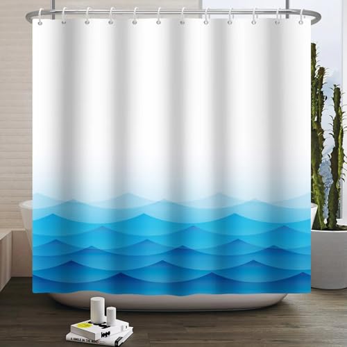 EIWAXU Duschvorhang Sommer Ozean Unterwasser 160x200cm/Breite x Höhe Badezimmer Badewanne Trennwand Dekorativer Vorhang Moderne Wellenstruktur Duschvorhang EIWAXU Duschvorhang Sommer Ozean Unterwasser 160x200cm/Breite x Höhe Badezimmer Badewanne Trennwand Dekorativer Vorhang Moderne Wellenstruktur Duschvorhang von EIWAXU