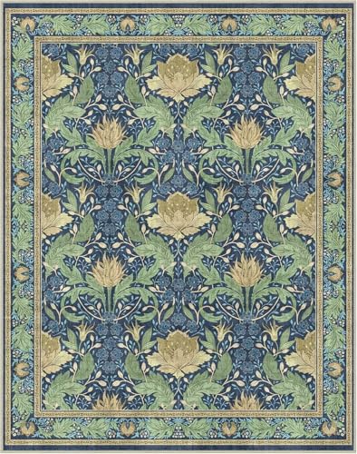 EIWAXU Vintage-Teppich mit Blumenmuster für Wohnzimmer, maschinenwaschbar, rutschfeste Teppiche, Heimdekoration, große Schlafzimmerteppiche 50x140cm/20x55in EIWAXU Vintage-Teppich mit Blumenmuster für Wohnzimmer, maschinenwaschbar, rutschfeste Teppiche, Heimdekoration, große Schlafzimmerteppiche 50x140cm/20x55in von EIWAXU