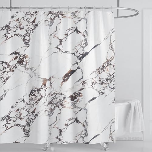 EIWAXU Wasserdichter Duschvorhang mit Marmor-3D-Effekt 80x200cm/Breite x Höhe Wasserdicht für Badezimmerdekor, Bedruckt für Badewanne, Badezimmer, Duschvorhang EIWAXU Wasserdichter Duschvorhang mit Marmor-3D-Effekt 80x200cm/Breite x Höhe Wasserdicht für Badezimmerdekor, Bedruckt für Badewanne, Badezimmer, Duschvorhang von EIWAXU