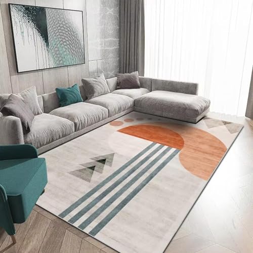 Einfaches Wohnzimmer Licht Luxus Große Fläche Teppich Wohnzimmer Dekoration Hause Teppich Schlafzimmer Decke Quadratische Weiche Badematte 120x180cm/47x71in von EIWAXU