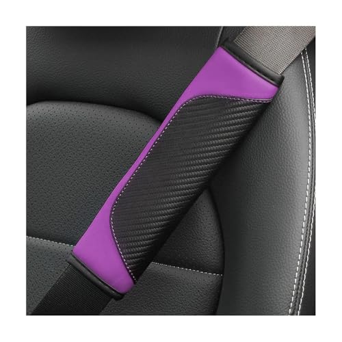 EIWXEFQT 2 STÜCK Auto Sicherheitsgurt Schulterpolster, für Peugeot 206 (206+/206 Plus) 2009-2012 Auto-Komfort-Reisekissen Sicherheitsgurt Weiche Komfort Sitzgurt,E von EIWXEFQT