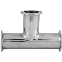 1 Stück Tri Clamp 3-Wege-T-Stück Zwingenverschraubungen Edelstahl Φ38 1,5 Sanitär Clamp T-Stück Tri Clamp/Tri Clover Fittings Zubehör von EJ.LIFE