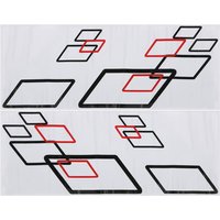 100 x38cm Auto Körper Seite Aufkleber pvc Aufkleber diy Sport Styling Dekoration Auto Truck Racing Zubehör Schwarz Rot - Ej.life 100 x38cm Auto Körper Seite Aufkleber pvc Aufkleber diy Sport Styling Dekoration Auto Truck Racing Zubehör Schwarz Rot - Ej.life von EJ.LIFE