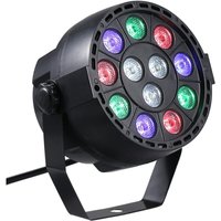 Ej.life - 12 LED-Par-Lichter, 8 Kanäle, RGBW-Mischfarben-Bühnenbeleuchtung mit DMX-Stroboskopmodus und aktivem Sound für Nachtclub-Partys, Weihnachten Ej.life - 12 LED-Par-Lichter, 8 Kanäle, RGBW-Mischfarben-Bühnenbeleuchtung mit DMX-Stroboskopmodus und aktivem Sound für Nachtclub-Partys, Weihnachten von EJ.LIFE