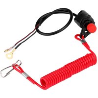 Ej.life - Außenborder Killschalter, Kill Stop Schalter Motorstoppschalter Motorrad Außenborder Rasenmäher Notmotor mit Halteschlaufe Universal von EJ.LIFE