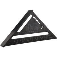 ZY - Eosnow 7 Zoll metrische Aluminiumlegierung schwarzer Oxidationsdachdreieck -Dreieck -Winkel (Metrik) von ZY