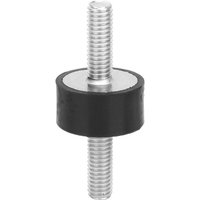 Ej.life - 4 stücke M6 Anti-Vibration Gummi Isolator Halterungen mit 2 Gewindebolzen Stoßdämpfer Doppelenden Schraube Vibrationsdämpfung Halterungen von EJ.LIFE