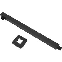 Ej.life - 41 cm duscharm, svart rostfritt stål dold väggmonterad duschhuvudsförlängningsarm NPT1/2 gänga för hembadrum Duschsäule von EJ.LIFE