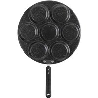 Ej.Life 7 Löcher Eierbratpfanne, Antihaft-Spiegelei aus Aluminium, Frühstücksbratpfanne Küchenkochgeschirr von EJ.LIFE