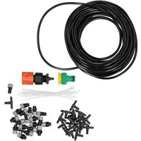 Ej.Life Bewässerungssystem, 20 m Schlauch Garten Bewässerungssystem Sprühnebel Sprinkler Düsen Kit Kühlung Bewässerungszubehör für Gewächshaussämlinge von TONYSA